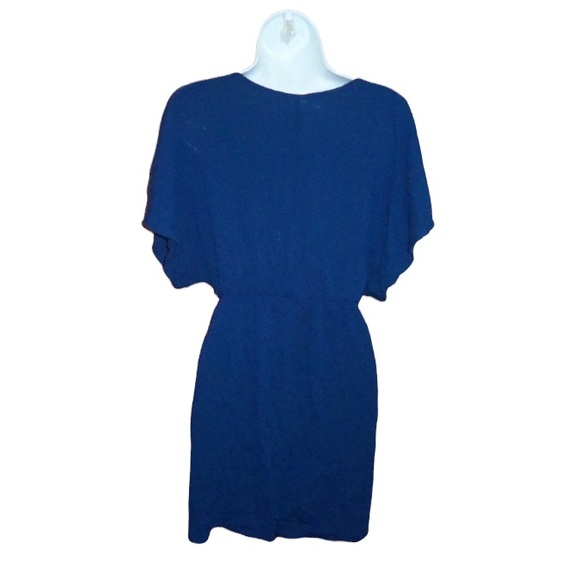 Time and Tru Blue Floral Embroidery Tassels Boho Tunic Top - Small - Picture 4 of 7